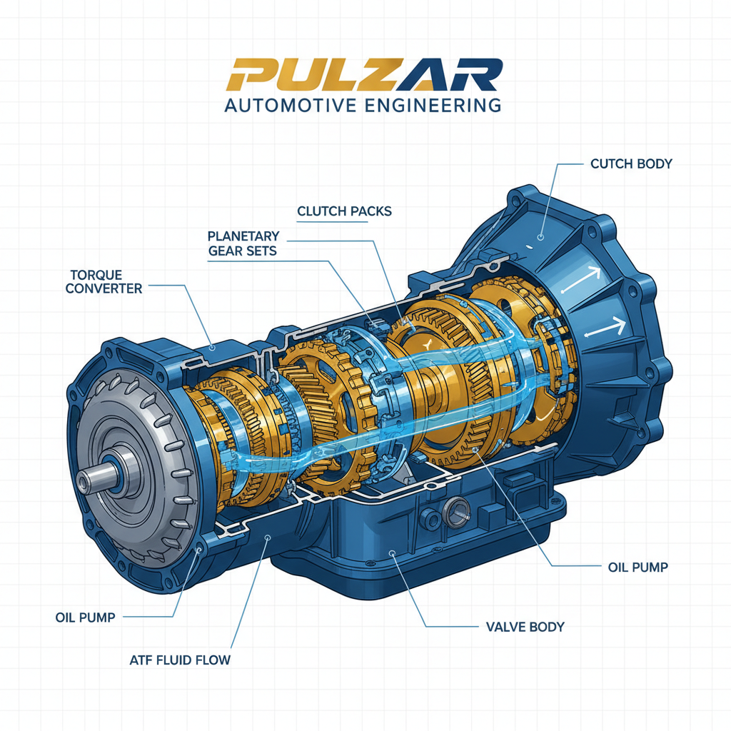 ATF transmission technical diagram